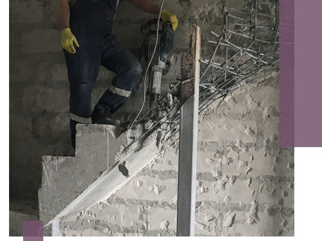 Демонтаж металлических и бетонных лестниц в Шатуре