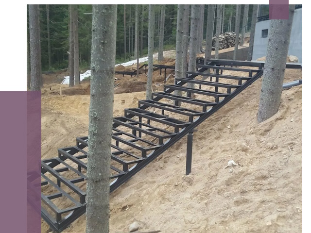 Монтаж металлических лестниц в Шатуре от 13573 руб. 