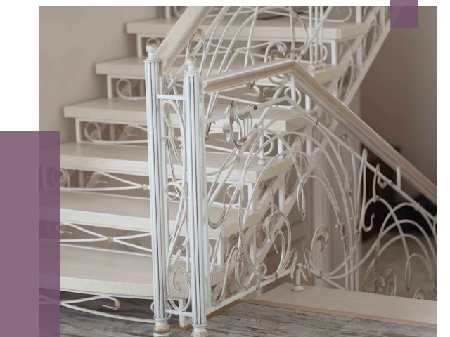 Изготовление кованых лестниц на заказ в Шатуре от 87074 руб. | ПРОЛЁТ-Штр