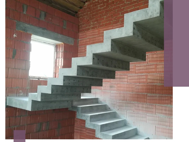 Бетонные лестницы под ключ в Шатуре: монтаж, демонтаж, ремонт