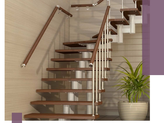 Изготовление модульных лестниц под ключ в Шатуре