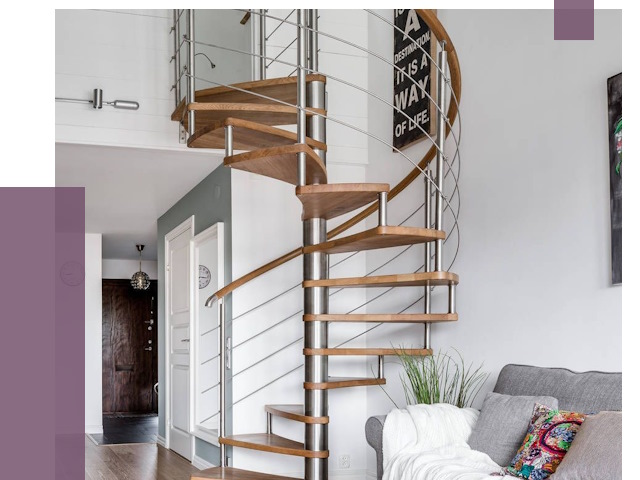 Монтаж винтовых лестниц в Шатуре от 18234 руб. 