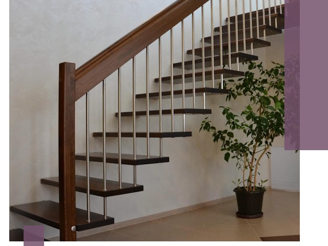 Лестницы на больцах под ключ в Шатуре – изготовление и монтаж