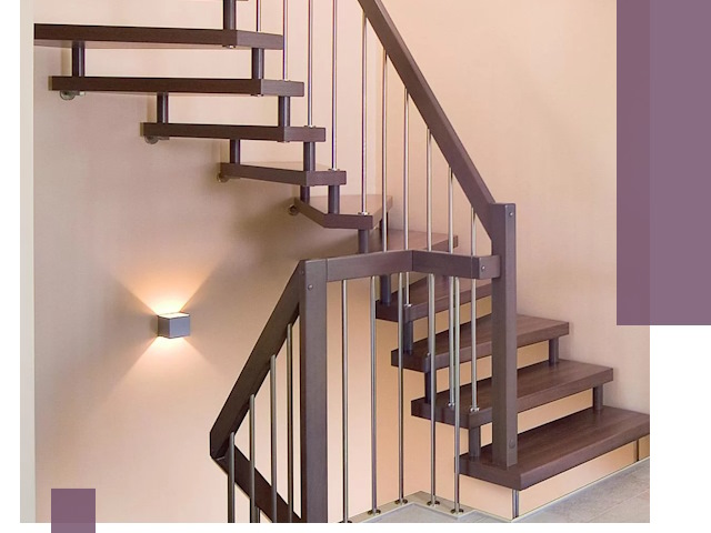 Изготовление лестниц на больцах в Шатуре под ключ