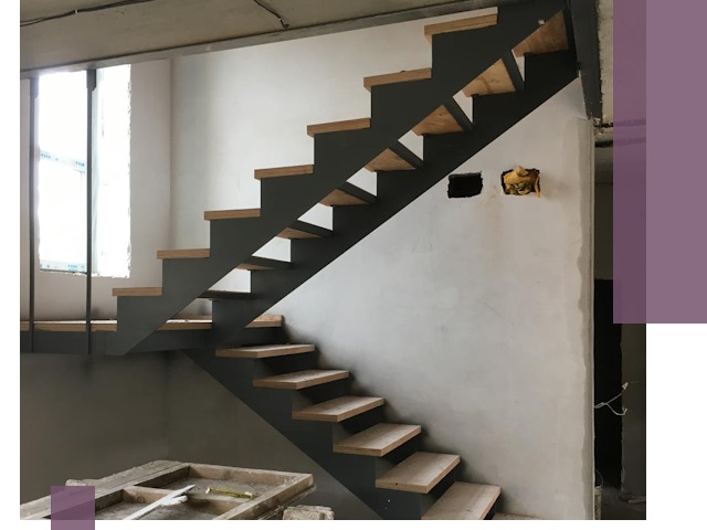 Изготовление лестниц на металлокаркасе в Шатуре от производителя