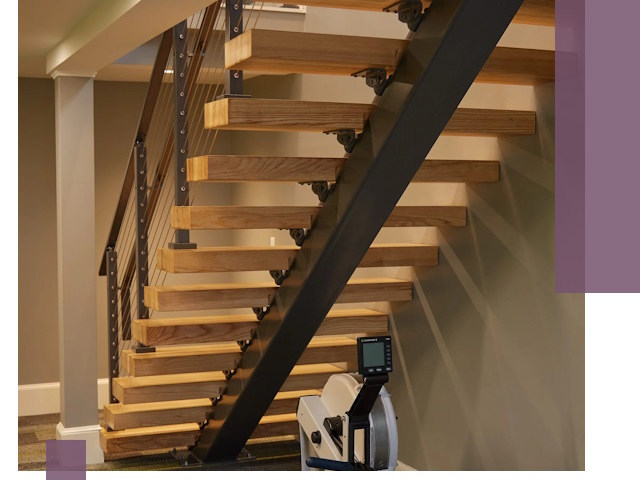 Лестницы на монокосоурах под ключ в Шатуре - изготовление и монтаж