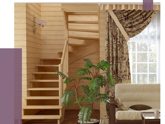 Лестницы для дачи в Шатуре от 76062 руб.  | ПРОЛЁТ-Штр