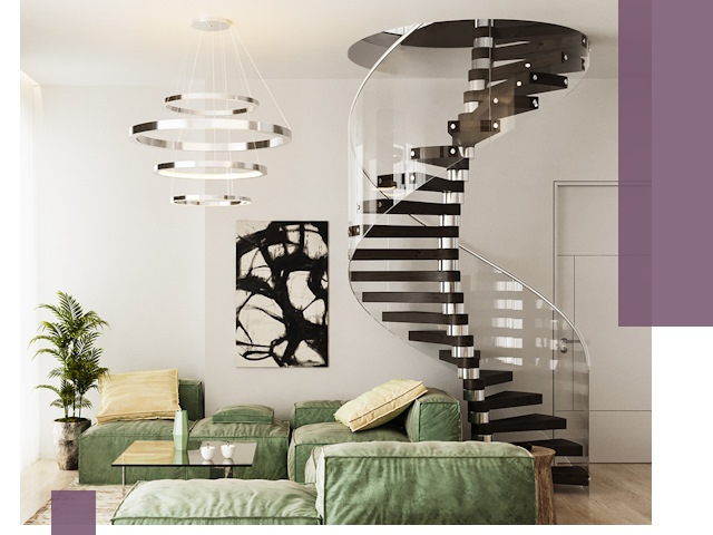 Лестницы для двухуровневой квартиры в Шатуре — изготовление и монтаж