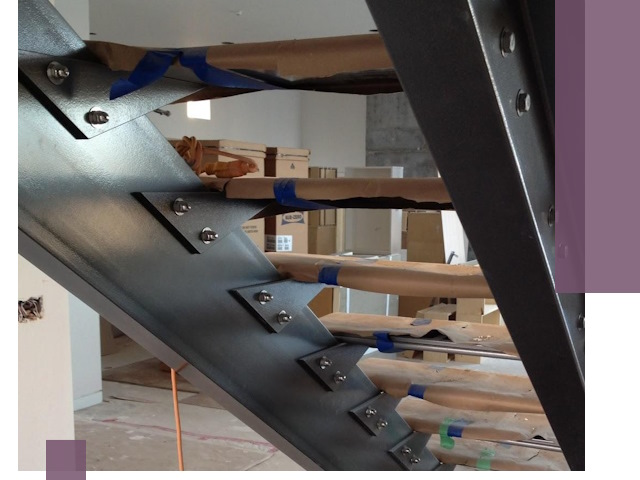 Усиление лестничных конструкций и усиление опор в Шатуре