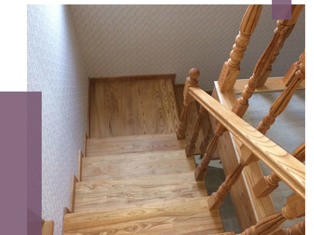 Сосновые лестницы в Шатуре под ключ от 8093 руб.  | ПРОЛЁТ-Штр