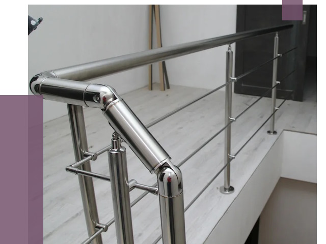 Перила из нержавеющей стали в Шатуре от 9015 руб. под ключ | ПРОЛЁТ-Штр