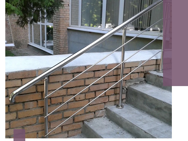 Перила из нержавеющей стали высокого качества в Шатуре