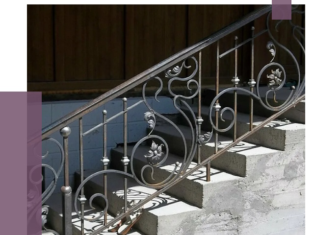 Кованые перила в Шатуре от 8707 руб. под ключ — качество от ПРОЛЁТ-Штр
