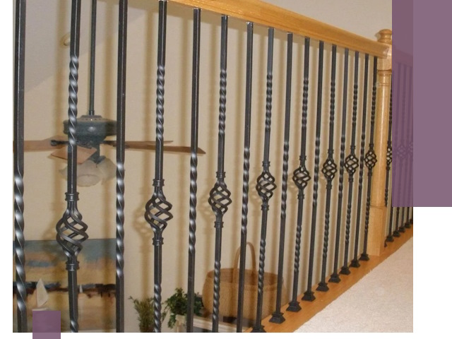 Изготовление и монтаж кованных перил в Шатуре под ключ