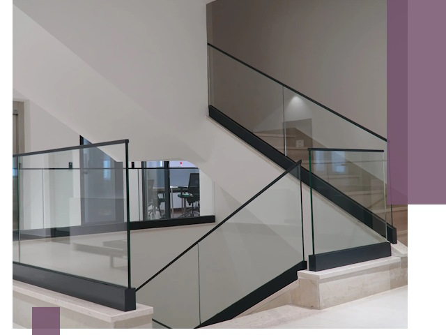 Стеклянные перила премиум-класса с установкой в Шатуре