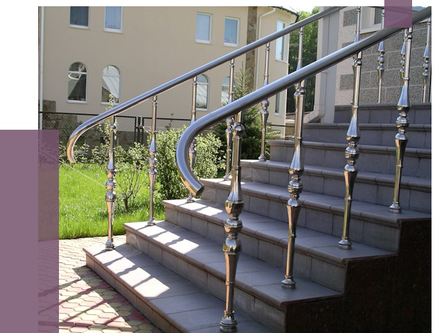 Перила для крыльца в Шатуре от 10756 руб. — монтаж ПРОЛЁТ-Штр