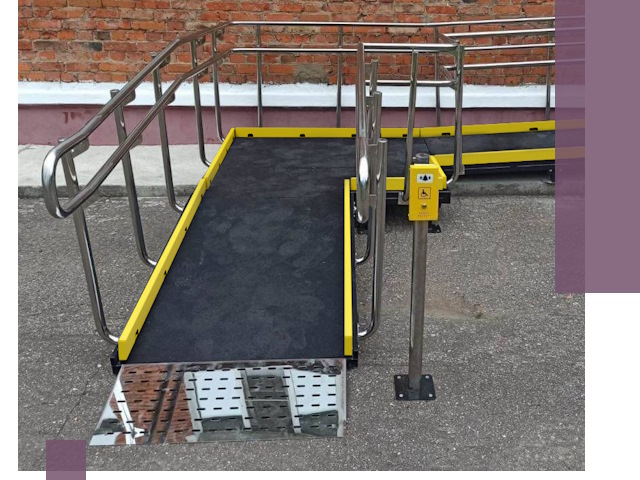 Изготовление наклонных пандусов для инвалидов в Шатуре