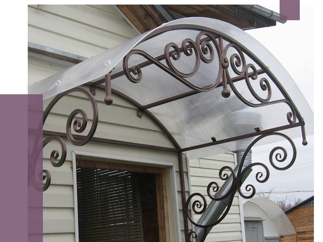 Изготовление козырьков в Шатуре от 7376 руб. — заказать | ПРОЛЁТ-Штр