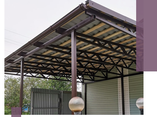 Навесы под ключ в Шатуре: изготовление, монтаж и гарантия