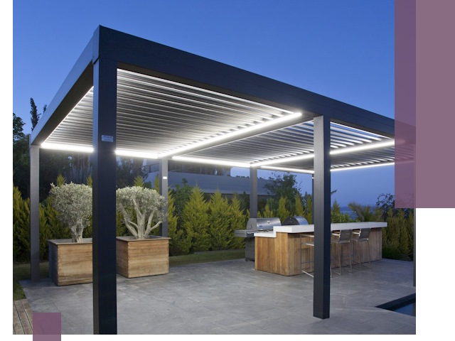 Навесы отдельно стоящие под ключ в Шатуре из металла и поликарбоната