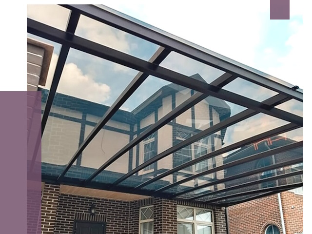 Навесы из поликарбоната в Шатуре от 8625 руб. под ключ — ПРОЛЁТ-Штр