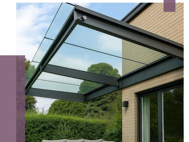 Стеклянные навесы и козырьки в Шатуре от 12293 руб.