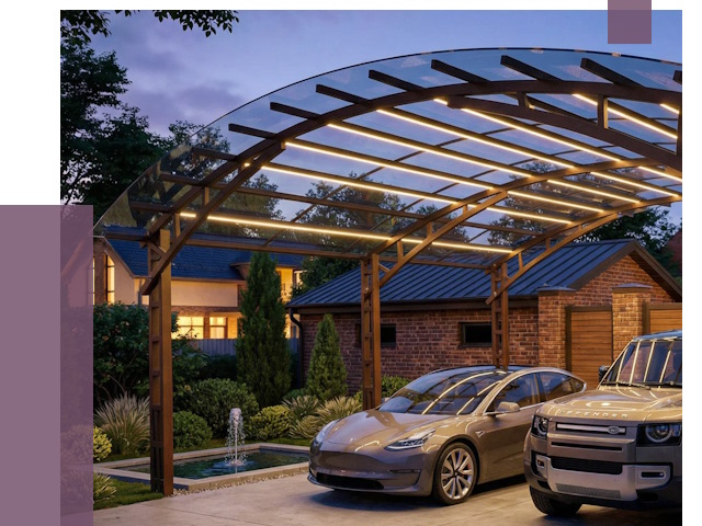 Металлические навесы в Шатуре от 12703 руб. под ключ — ПРОЛЁТ-Штр