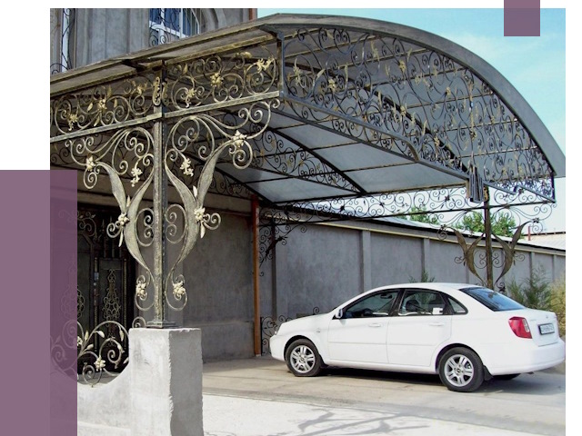 Кованые навесы в Шатуре от 14598 руб. | ПРОЛЁТ-Штр