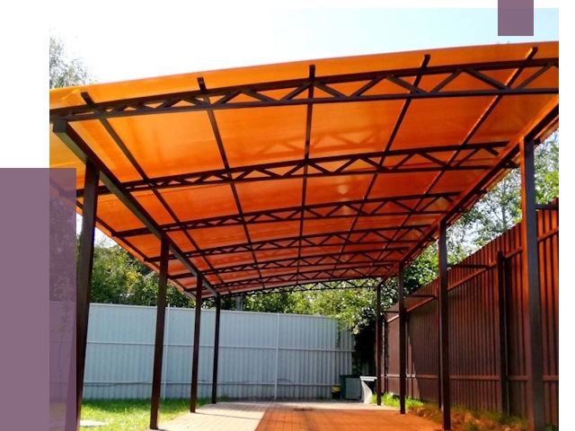 Односкатные навесы под ключ в Шатуре от 13164 руб. 