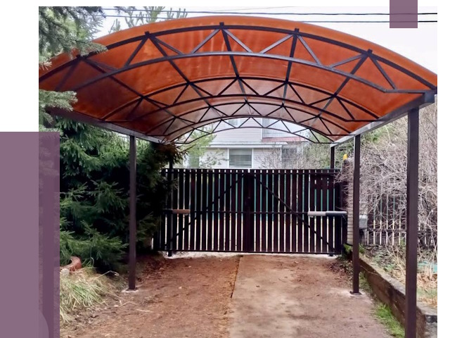 Арочные навесы в Шатуре от 12754 руб. — изготовление и монтаж | ПРОЛЁТ-Штр