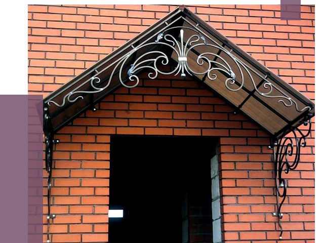 Металлические козырьки в Шатуре от 10705 руб. 