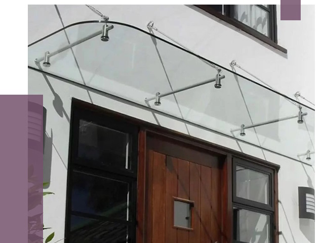 Стеклянные козырьки в Шатуре от 18951 руб. | ПРОЛЁТ-Штр