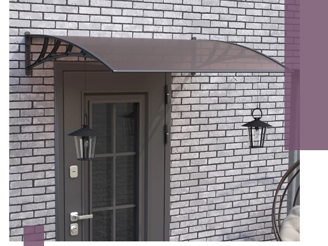 Недорогие козырьки и навесы под ключ в Шатуре