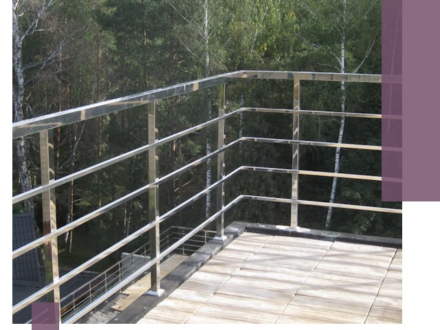 Парапеты из нержавеющей стали в Шатуре — изготовление и монтаж