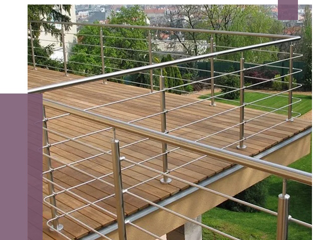 Алюминиевые парапеты в Шатуре под ключ от 7785 руб. 