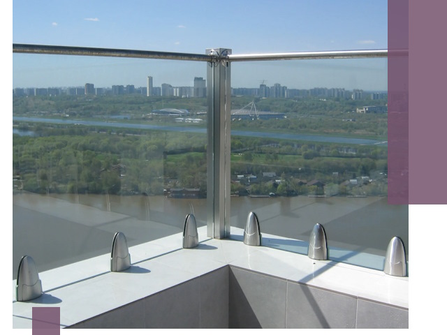 Стеклянные парапеты премиум класса в Шатуре для домов и бизнесов