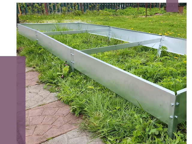 Металлические бордюры для грядок в Шатуре от 1793 руб. 