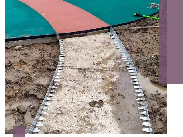 Металлические бордюры для дорожек в Шатуре — монтаж и изготовление