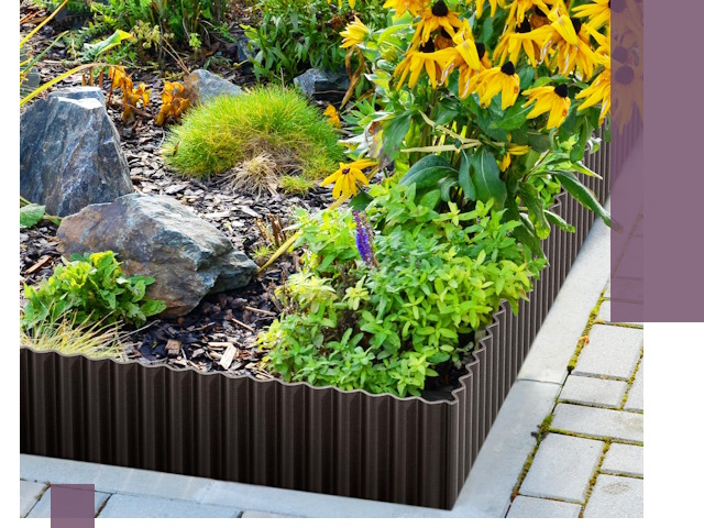 Металлические бордюры для клумб в Шатуре — производство и монтаж