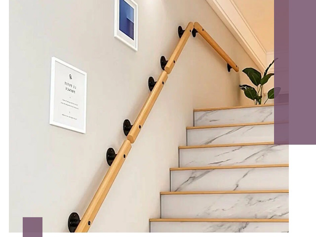 Поручни металлические и деревянные под ключ в Шатуре