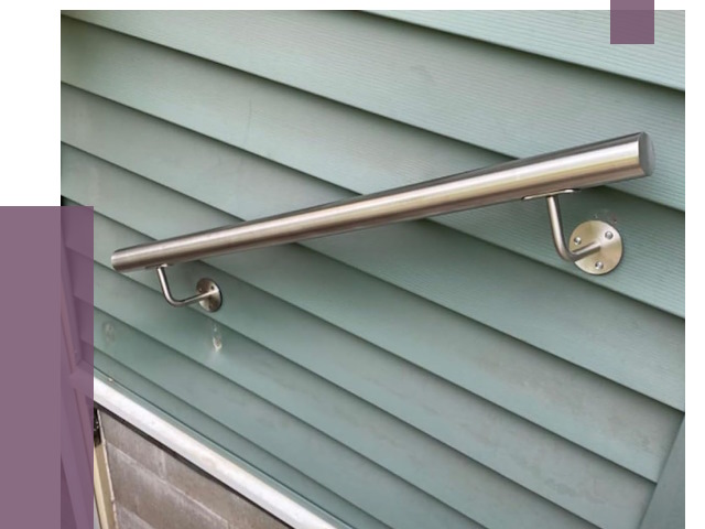 Поручни из нержавеющей стали в Шатуре от 7683 руб.  | ПРОЛЁТ-Штр